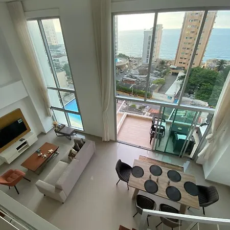 Espectacular Duplex Con Vista Al Mar Apartment Cartagena